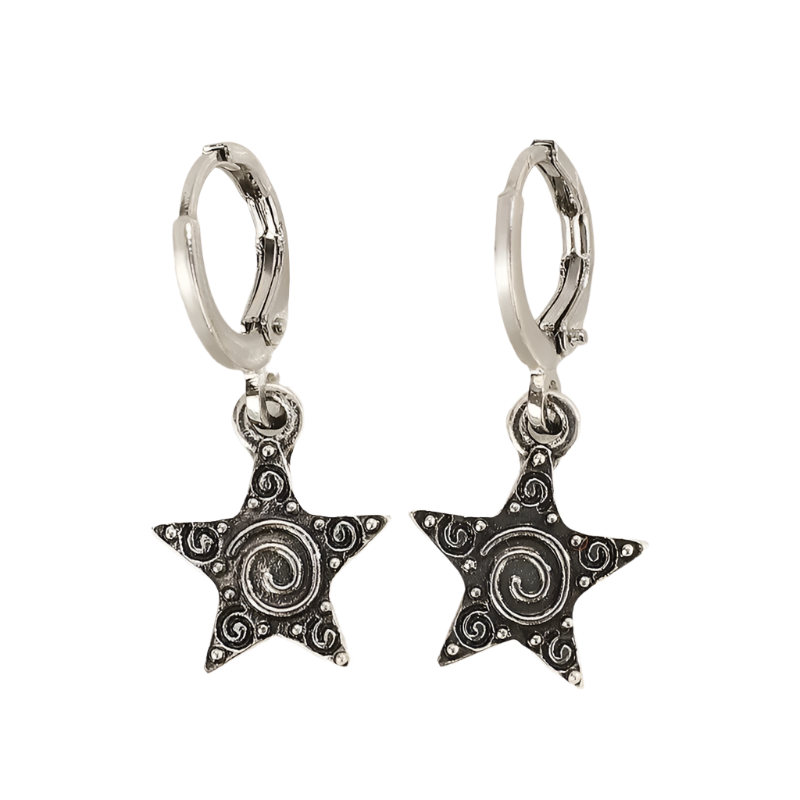 Pink & Black Earringz