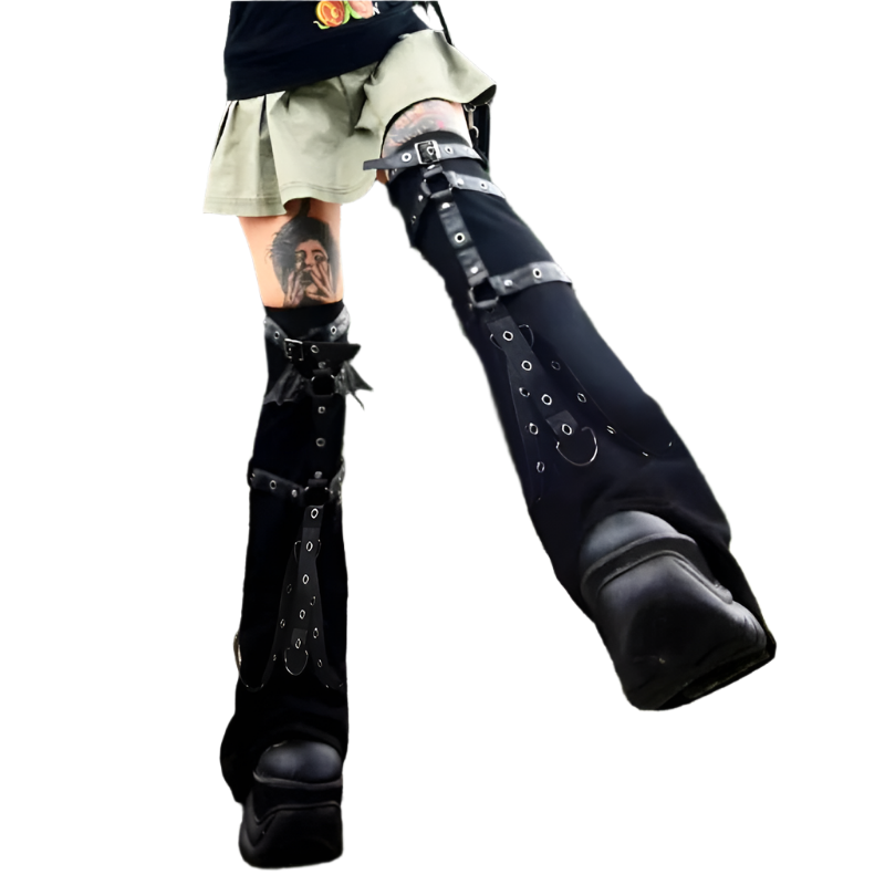 Long Strapped Leg Warmerz
