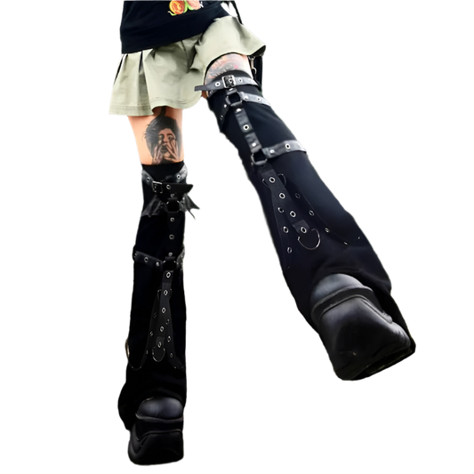 Long Strapped Leg Warmerz