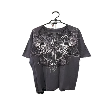 Affliction Style Long Sleeve with Y2k Design