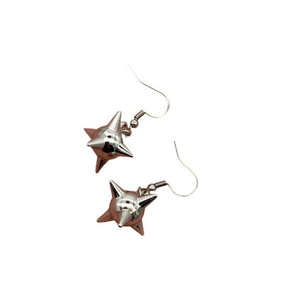 Spiked Ball Drop Earringz