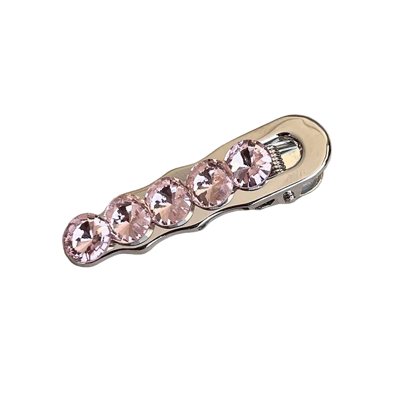 Multi Pink Gem Hair Clipz