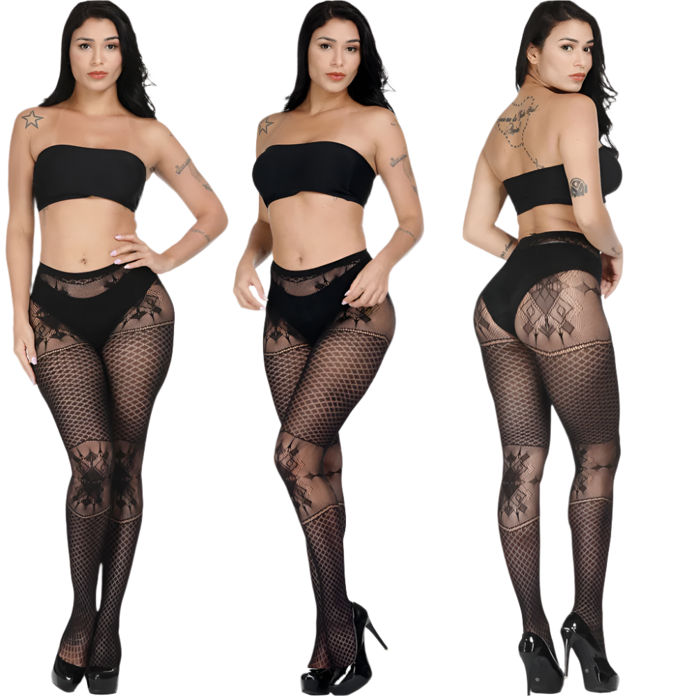 Multi Pattern Fishnet Tightz