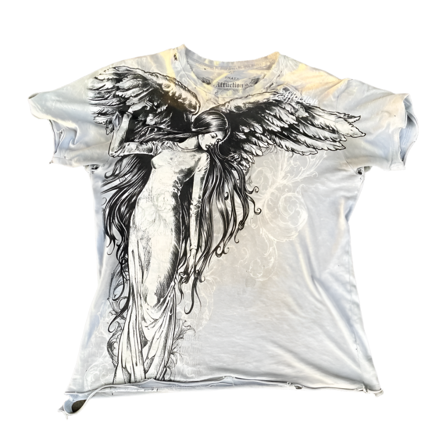 Affliction Style Long Sleeve with Y2k Design