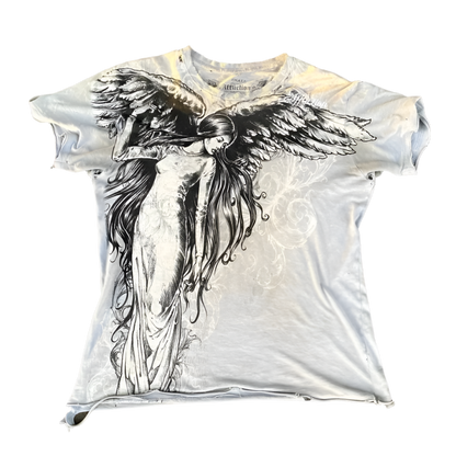 Affliction Style Long Sleeve with Y2k Design