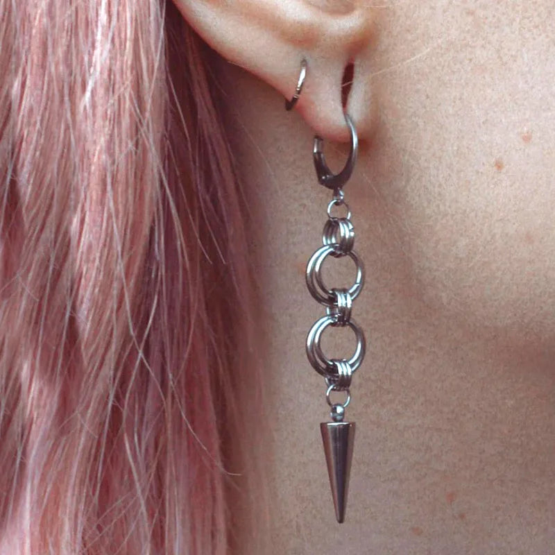 Multi Hoop with Rivet Earringz