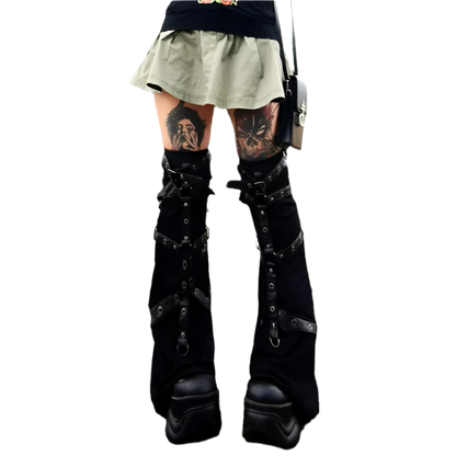 Long Strapped Leg Warmerz