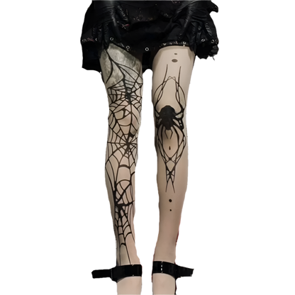 Spider Web Fishnet Tightz