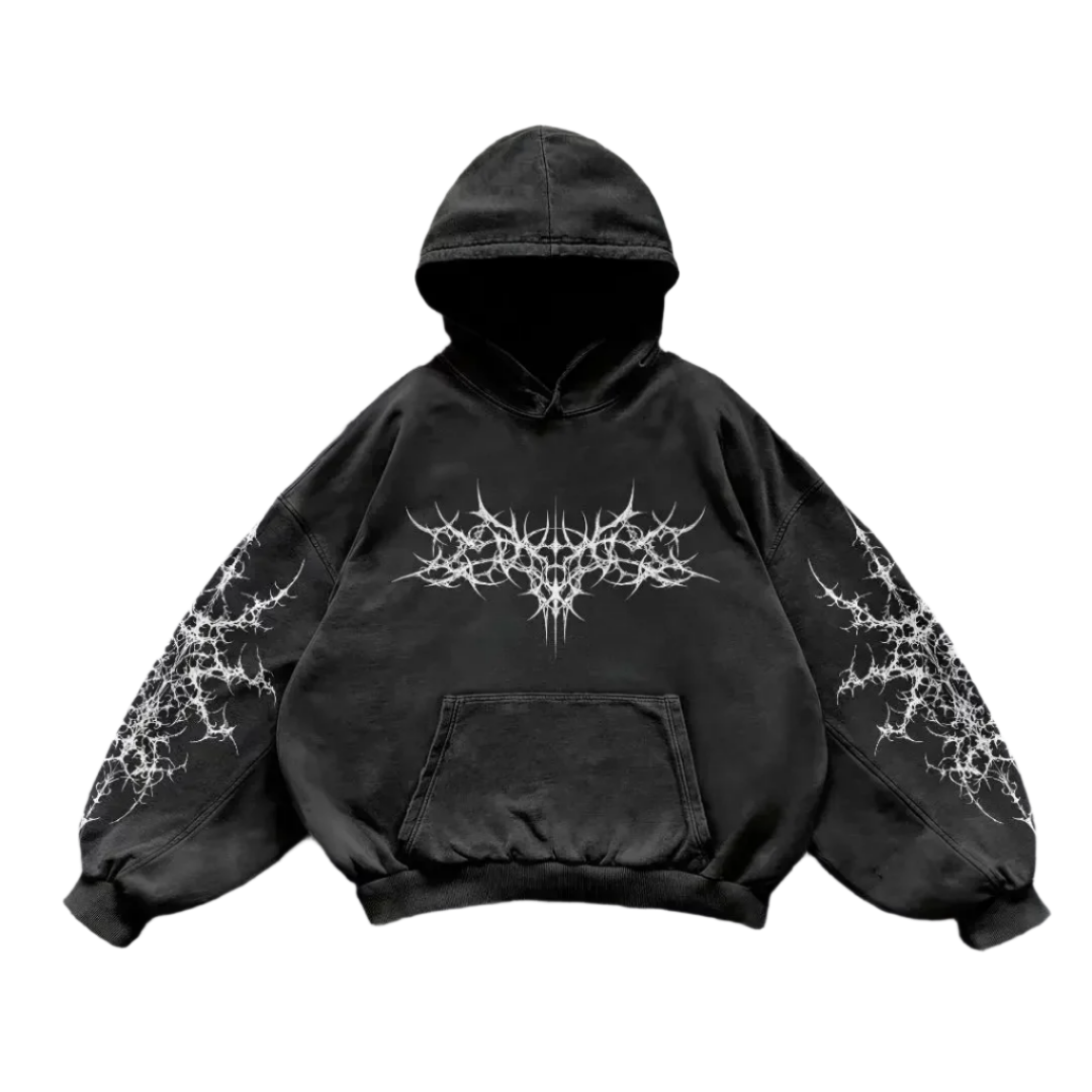 Afflicton Style Zip Up Hoodiez