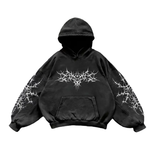 Afflicton Style Zip Up Hoodiez