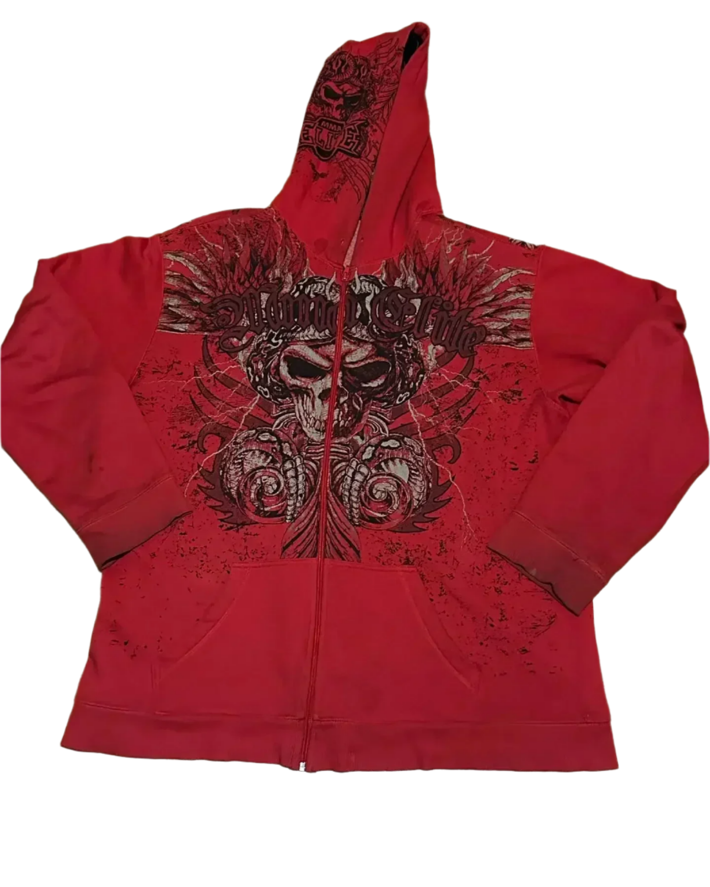 Afflicton Style Zip Up Hoodiez