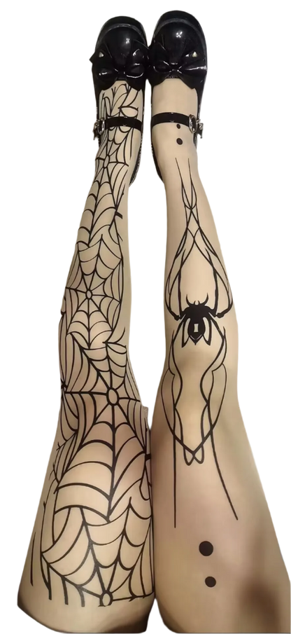 Spider Web Fishnet Tightz