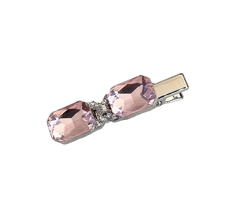 Multi Pink Gem Hair Clipz