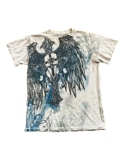 Affliction Style Long Sleeve with Y2k Design