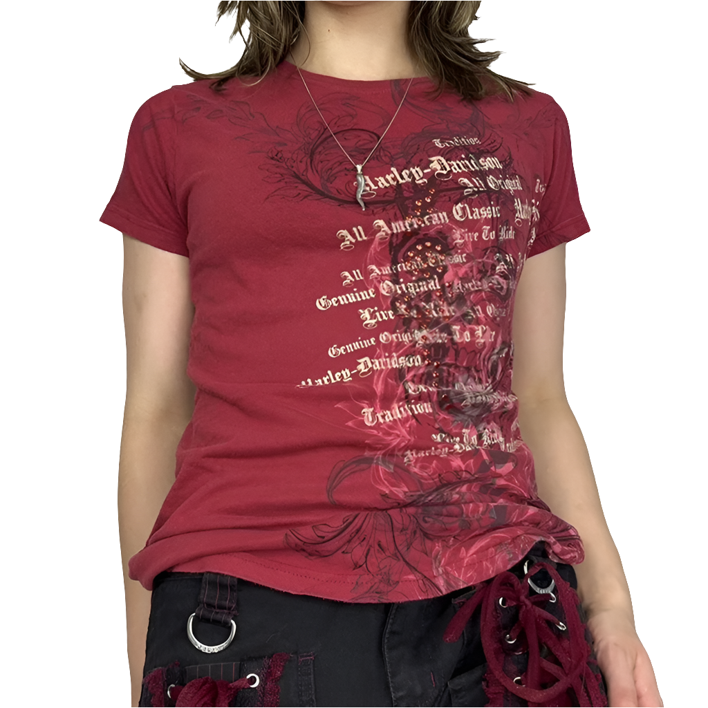 Slim Fit Y2k Topz