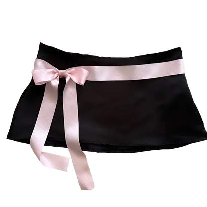 Pleated Mini Skirt with Bowz