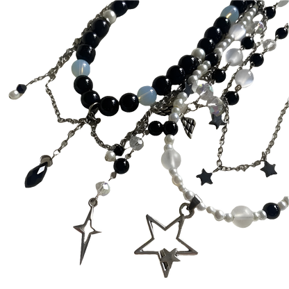 Beaded Necklacez with Chainz