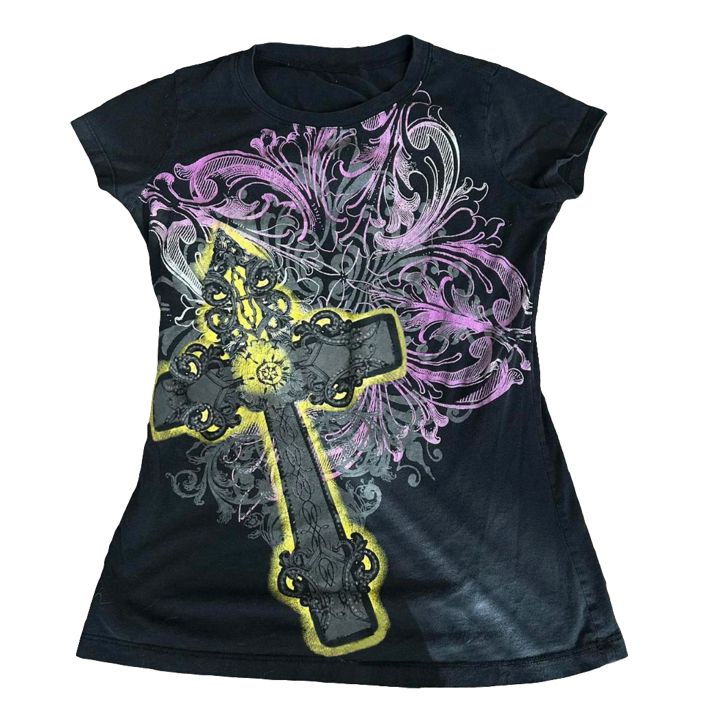 Long Sleeved T-shirt with Cyber Detail