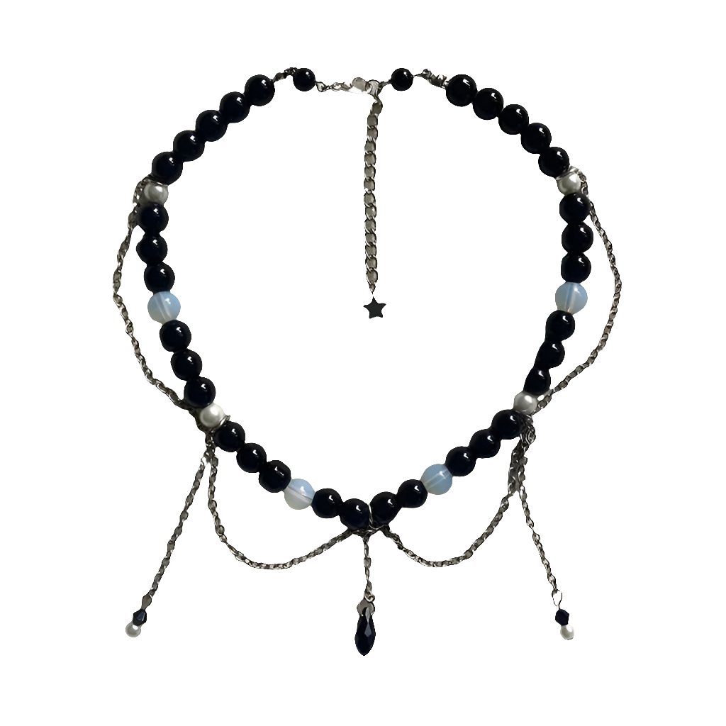 Beaded Necklacez with Chainz