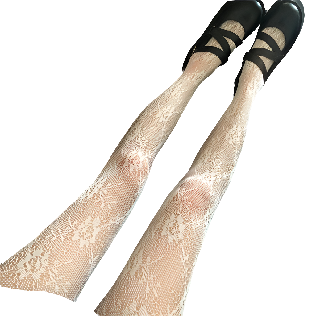 Floral Fishnet Tightz