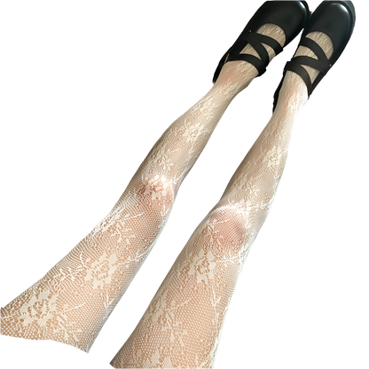 Floral Fishnet Tightz