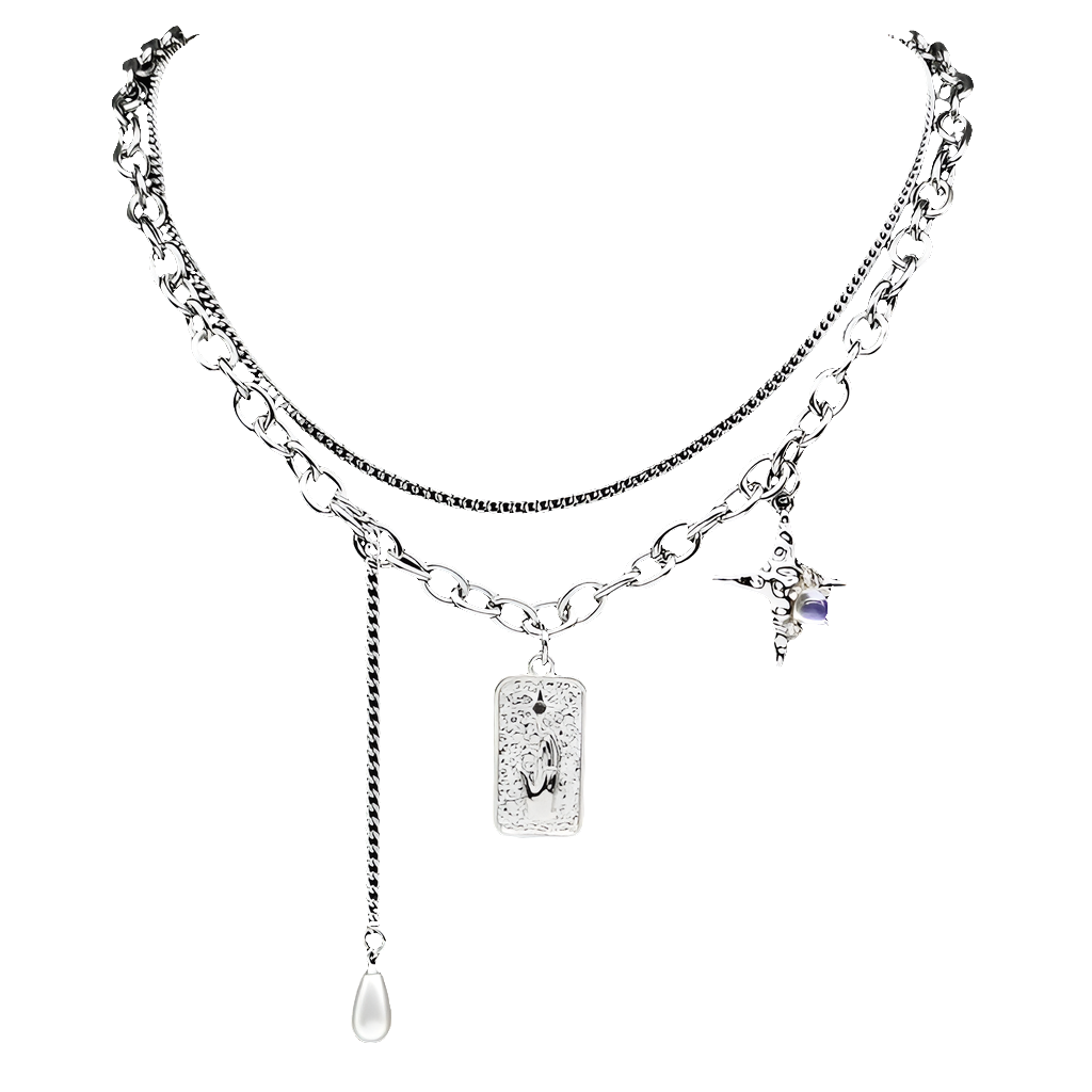 Choker with Star Pendantz