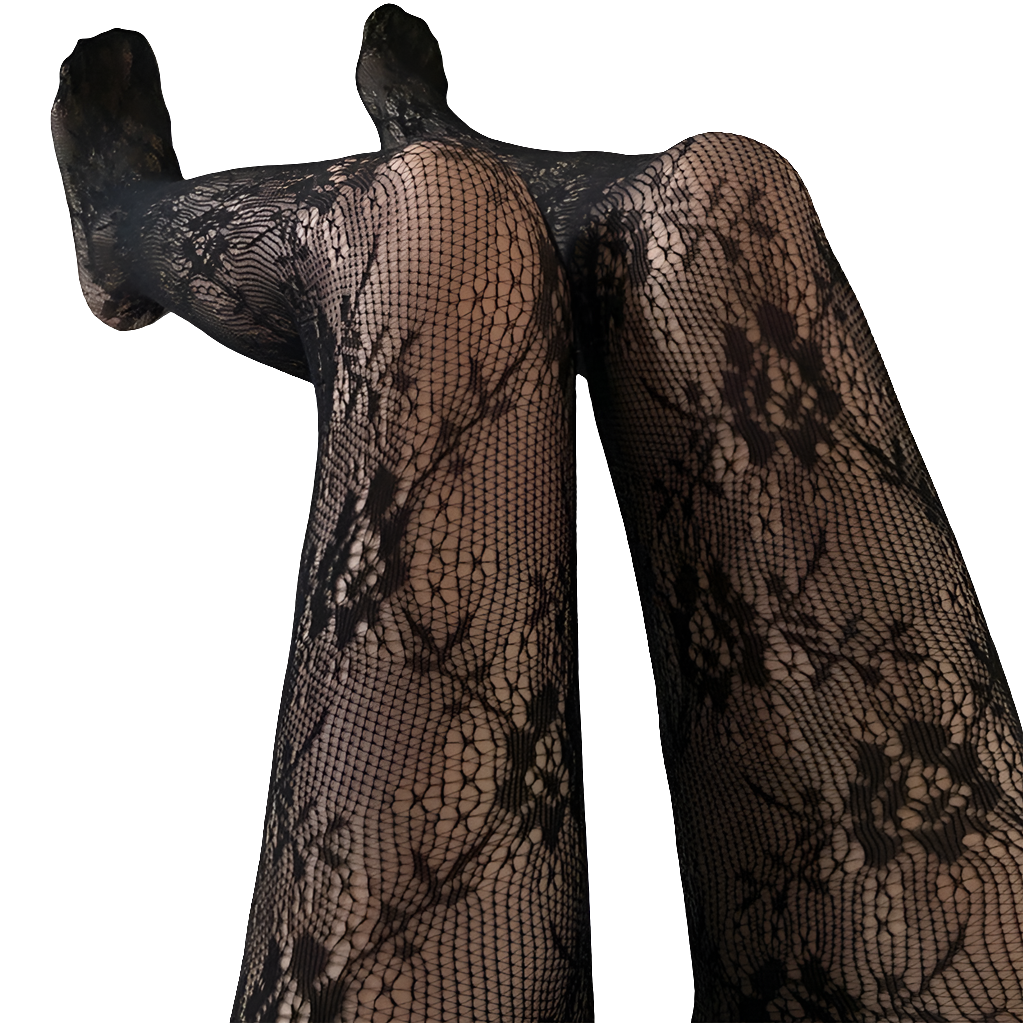 Floral Fishnet Tightz
