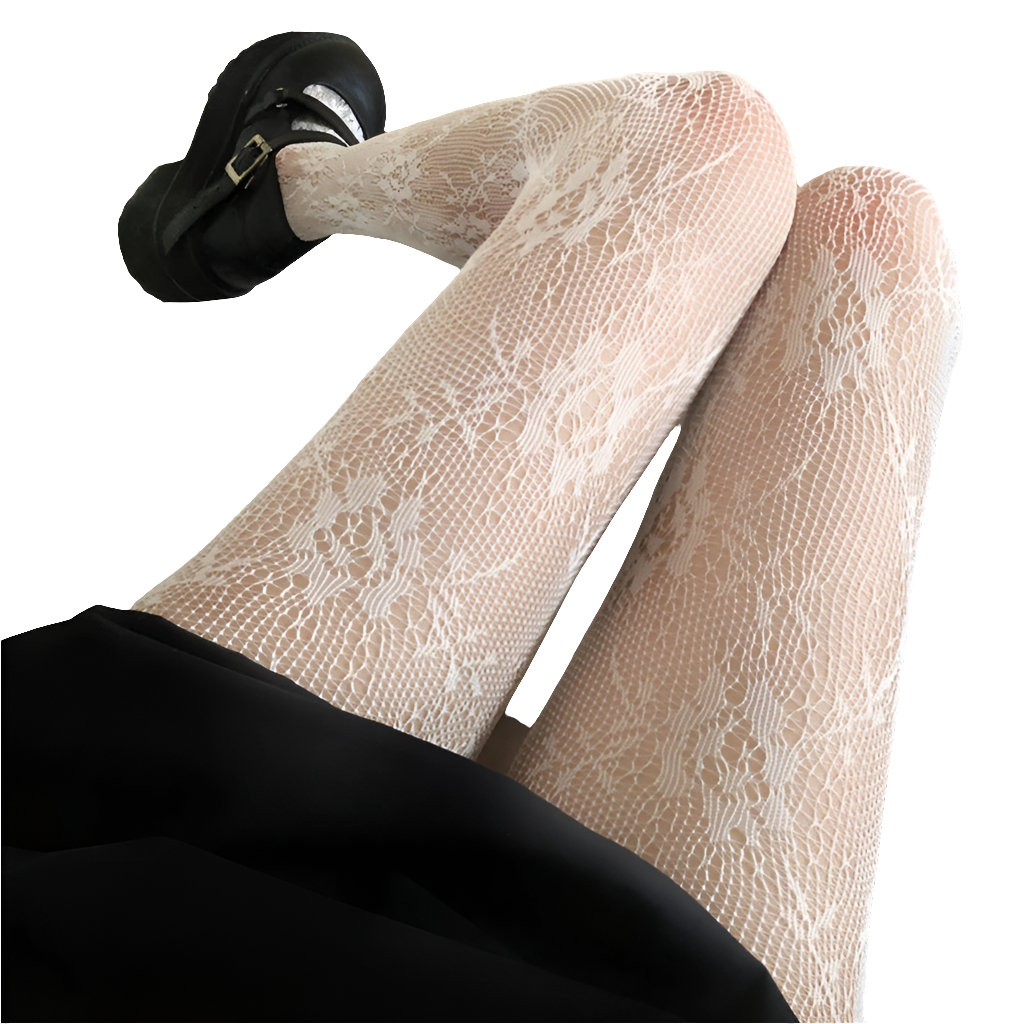 Floral Fishnet Tightz