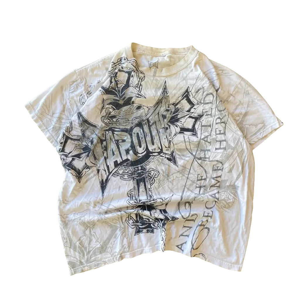 Oversized Cyber Graphic Tee