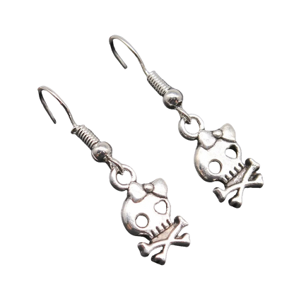 Skullz with Bowz Earringz