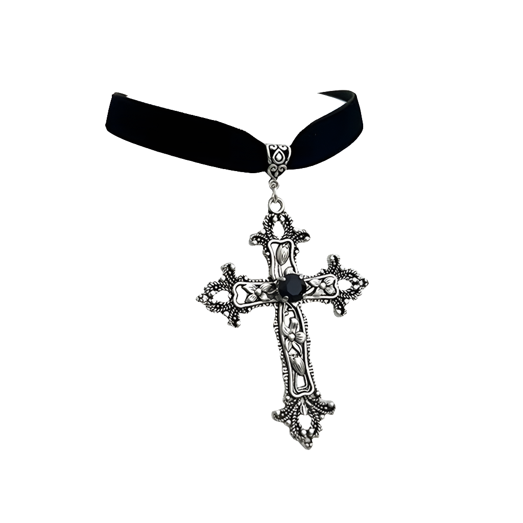 Choker with Cross