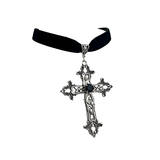 Choker with Cross