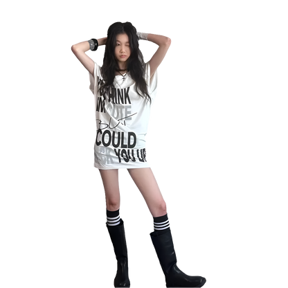 "You think I'm Cute But I Could F*ck You Up" T-shirt Dress