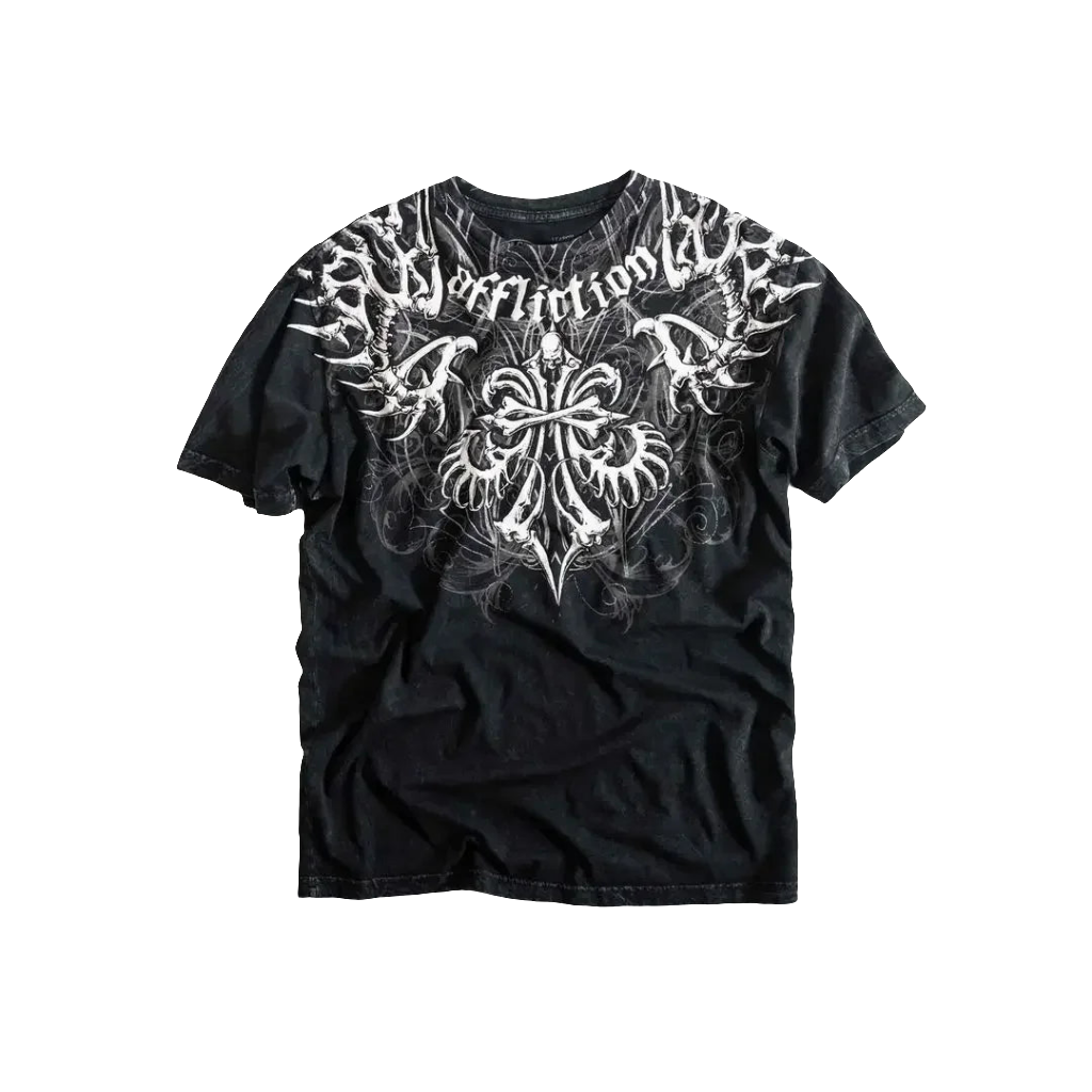 Oversized Cyber Graphic Tee