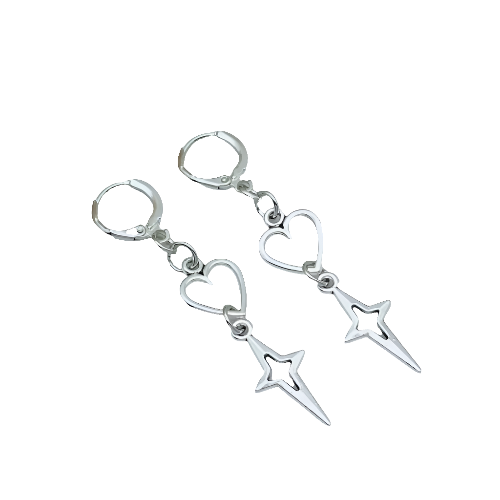 Barbed Wire Drop Earringz