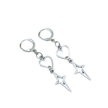 Barbed Wire Drop Earringz