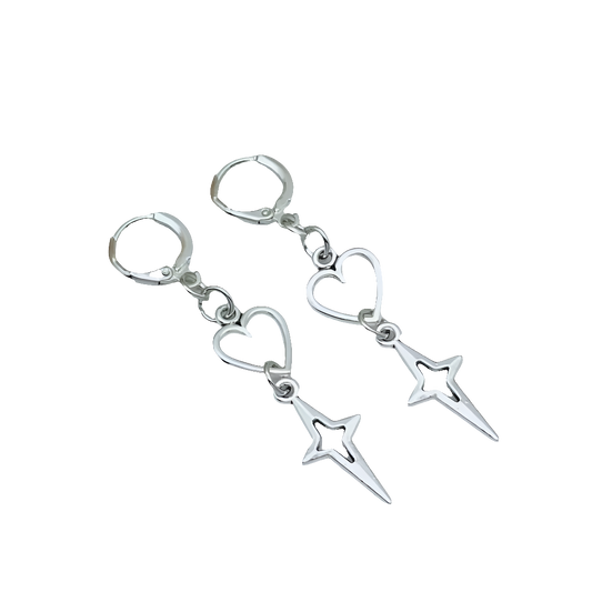 Barbed Wire Drop Earringz