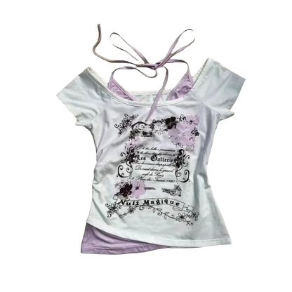 2 Piece Y2K Style Top