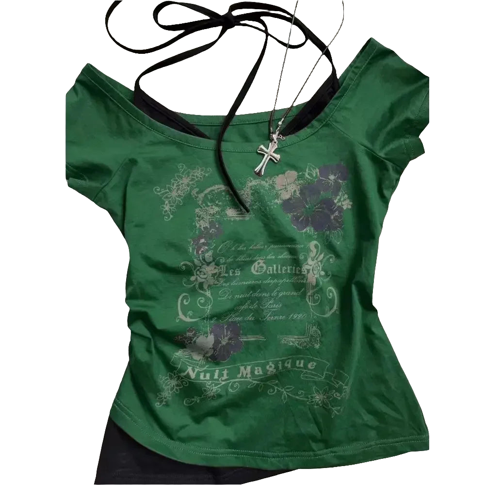 2 Piece Y2K Style Top