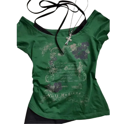 2 Piece Y2K Style Top