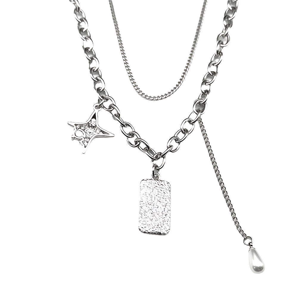 Choker with Star Pendantz