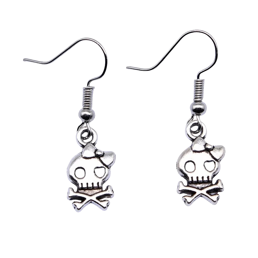 Skullz with Bowz Earringz