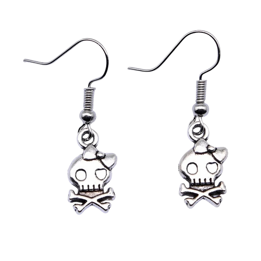 Skullz with Bowz Earringz