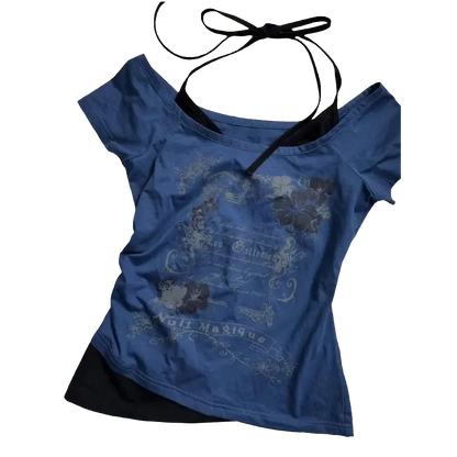 2 Piece Y2K Style Top