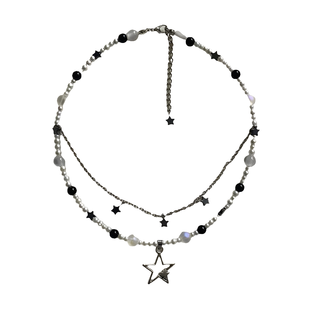 Beaded Necklacez with Chainz