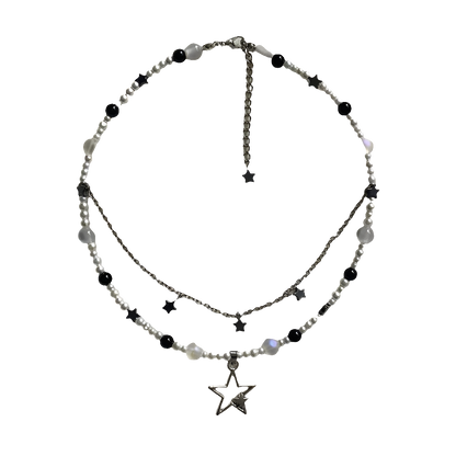 Beaded Necklacez with Chainz