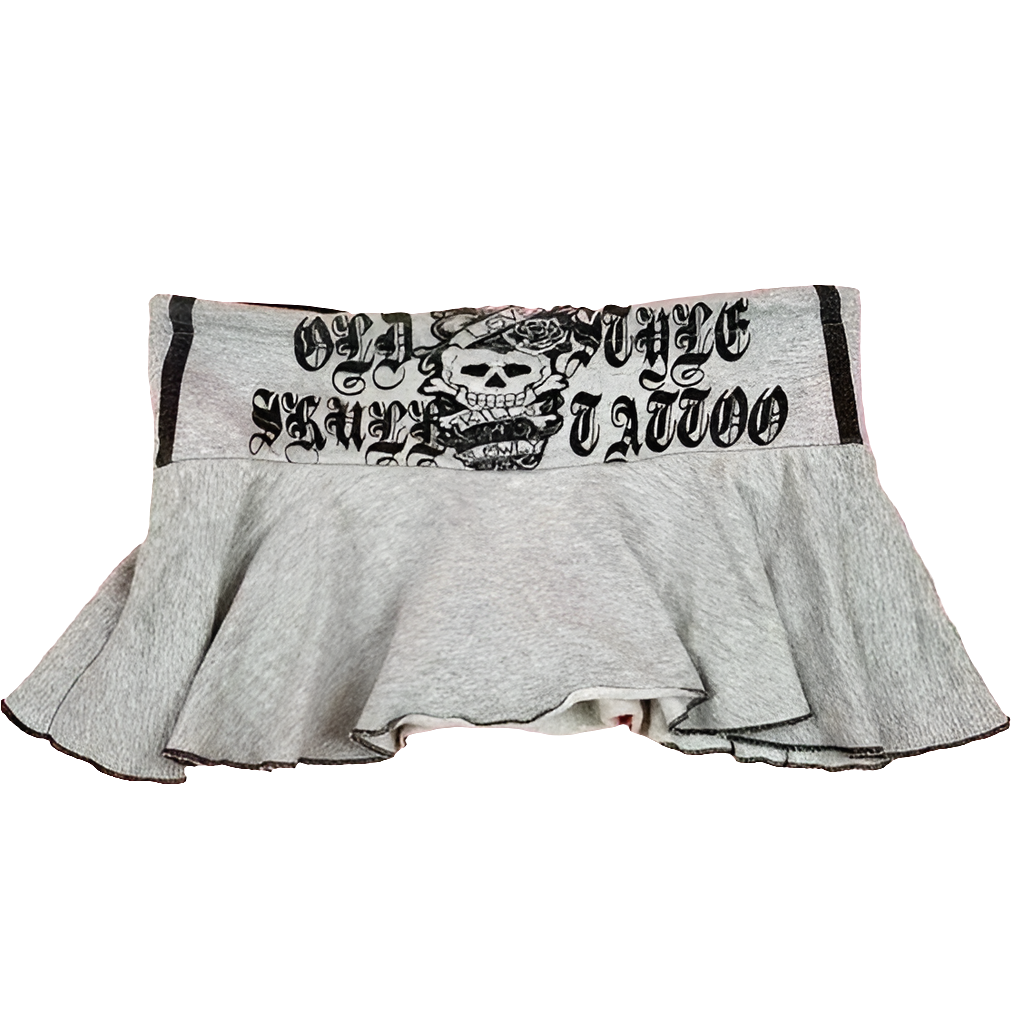 Pleated Mini Skirt with Bowz