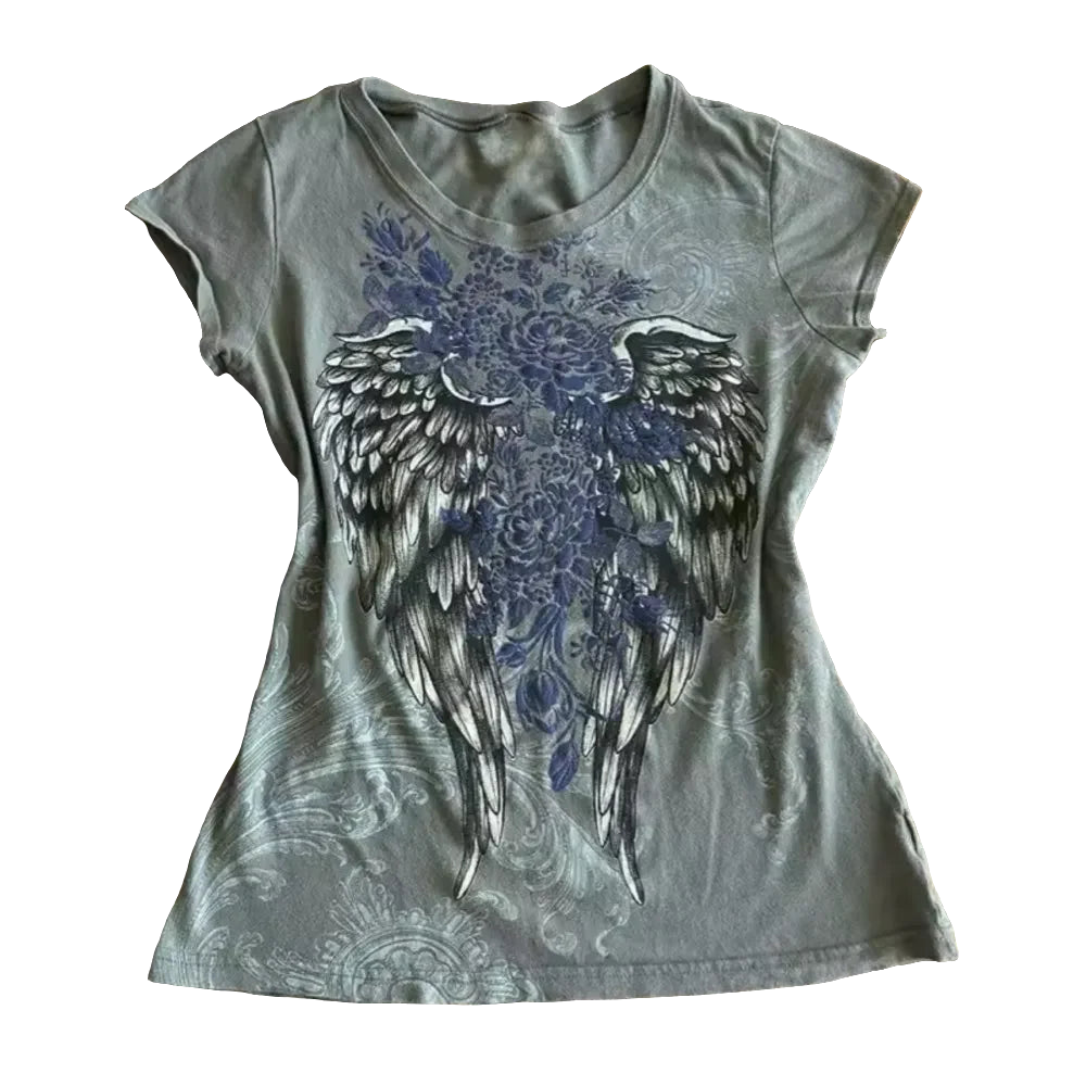 Long Sleeved T-shirt with Cyber Detail