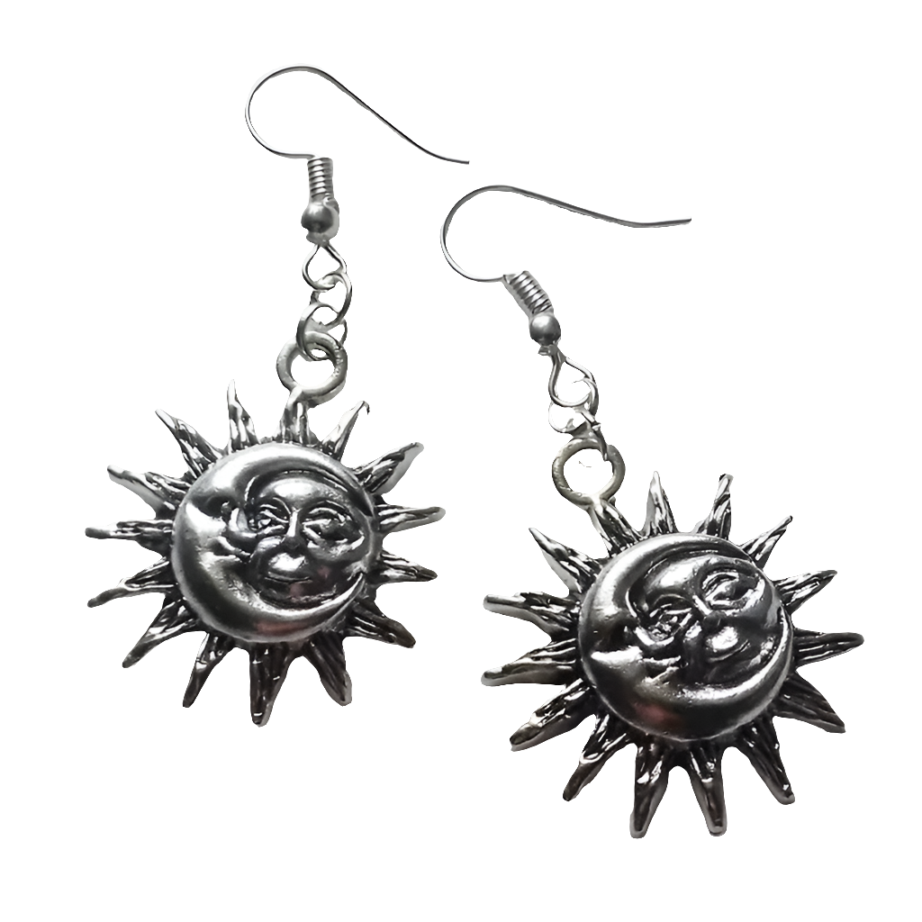 Drop Earringz with Bow Pendant and Heart