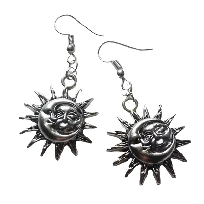 Drop Earringz with Bow Pendant and Heart